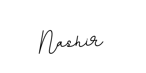 You should practise on your own different ways (BallpointsItalic-DORy9) to write your name (Nashir) in signature. don't let someone else do it for you. Nashir signature style 11 images and pictures png