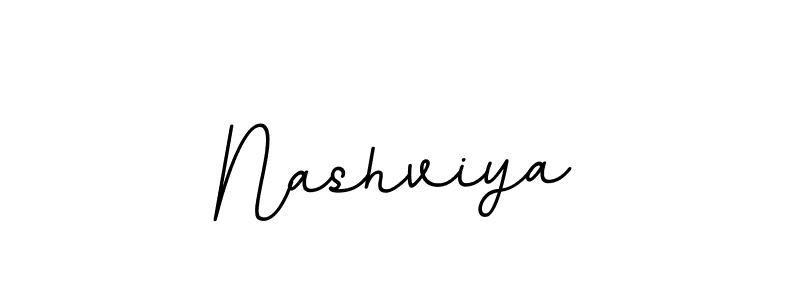 Create a beautiful signature design for name Nashviya. With this signature (BallpointsItalic-DORy9) fonts, you can make a handwritten signature for free. Nashviya signature style 11 images and pictures png