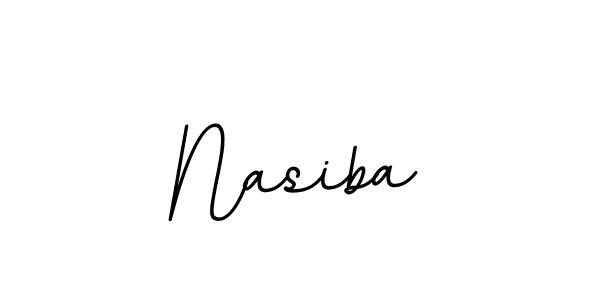 Create a beautiful signature design for name Nasiba. With this signature (BallpointsItalic-DORy9) fonts, you can make a handwritten signature for free. Nasiba signature style 11 images and pictures png