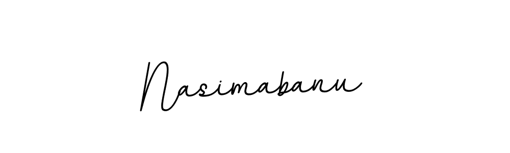 Design your own signature with our free online signature maker. With this signature software, you can create a handwritten (BallpointsItalic-DORy9) signature for name Nasimabanu. Nasimabanu signature style 11 images and pictures png