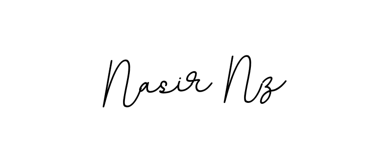 Design your own signature with our free online signature maker. With this signature software, you can create a handwritten (BallpointsItalic-DORy9) signature for name Nasir Nz. Nasir Nz signature style 11 images and pictures png
