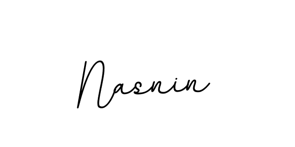 Make a beautiful signature design for name Nasnin. With this signature (BallpointsItalic-DORy9) style, you can create a handwritten signature for free. Nasnin signature style 11 images and pictures png