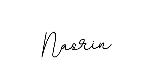 Create a beautiful signature design for name Nasrin. With this signature (BallpointsItalic-DORy9) fonts, you can make a handwritten signature for free. Nasrin signature style 11 images and pictures png