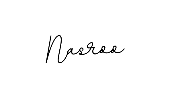 Also we have Nasroo name is the best signature style. Create professional handwritten signature collection using BallpointsItalic-DORy9 autograph style. Nasroo signature style 11 images and pictures png