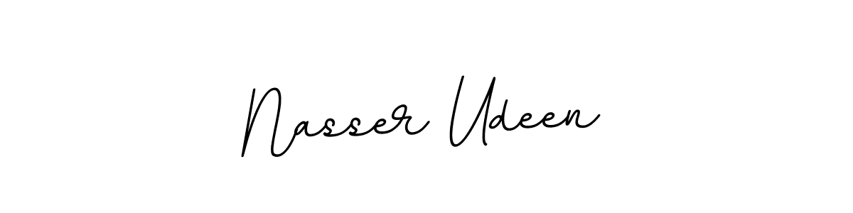 Make a beautiful signature design for name Nasser Udeen. Use this online signature maker to create a handwritten signature for free. Nasser Udeen signature style 11 images and pictures png