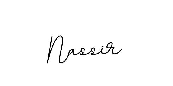 Create a beautiful signature design for name Nassir. With this signature (BallpointsItalic-DORy9) fonts, you can make a handwritten signature for free. Nassir signature style 11 images and pictures png