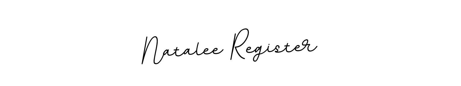 Design your own signature with our free online signature maker. With this signature software, you can create a handwritten (BallpointsItalic-DORy9) signature for name Natalee Register. Natalee Register signature style 11 images and pictures png