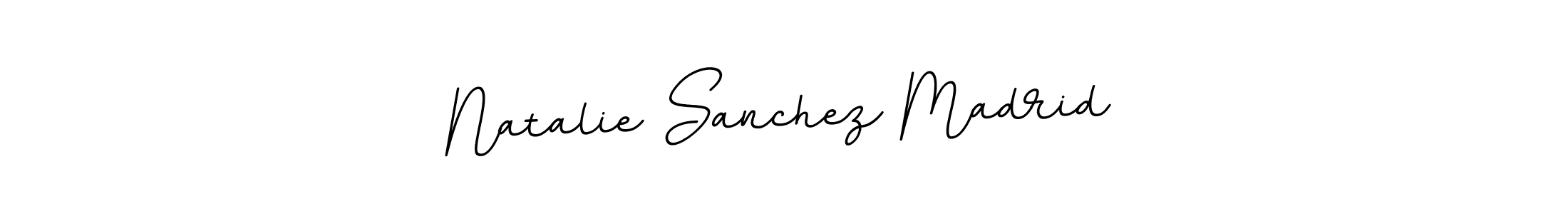 Create a beautiful signature design for name Natalie Sanchez Madrid. With this signature (BallpointsItalic-DORy9) fonts, you can make a handwritten signature for free. Natalie Sanchez Madrid signature style 11 images and pictures png