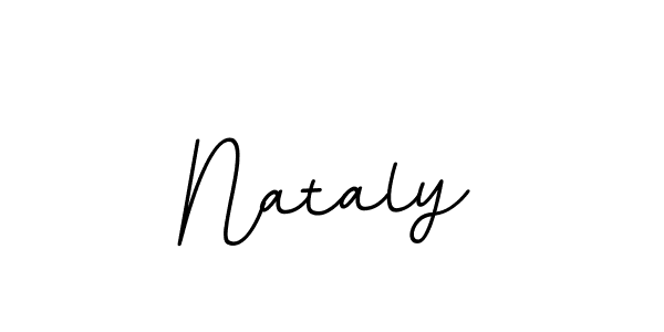 The best way (BallpointsItalic-DORy9) to make a short signature is to pick only two or three words in your name. The name Nataly include a total of six letters. For converting this name. Nataly signature style 11 images and pictures png
