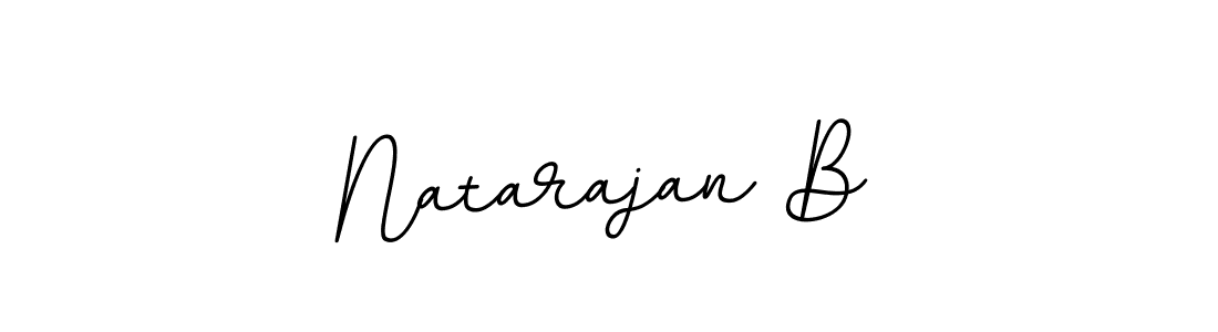 This is the best signature style for the Natarajan B name. Also you like these signature font (BallpointsItalic-DORy9). Mix name signature. Natarajan B signature style 11 images and pictures png