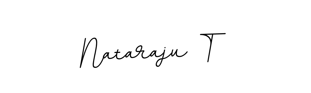 How to make Nataraju T signature? BallpointsItalic-DORy9 is a professional autograph style. Create handwritten signature for Nataraju T name. Nataraju T signature style 11 images and pictures png