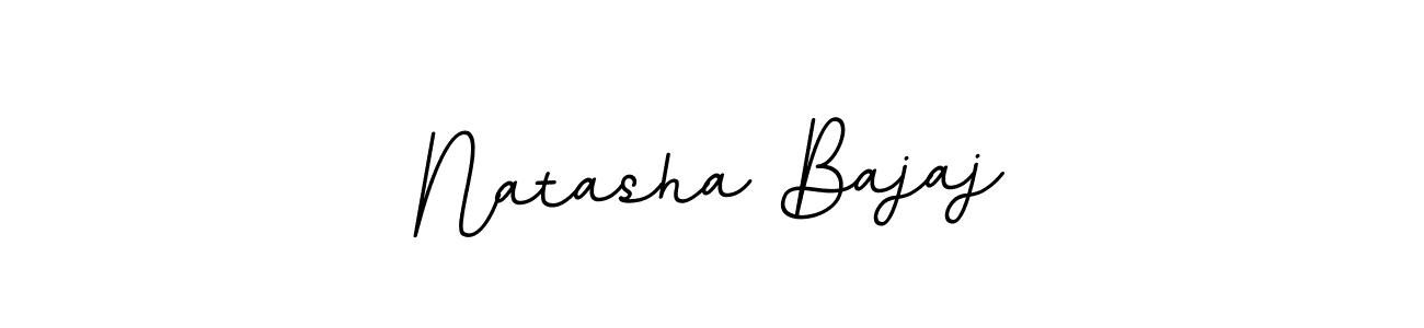 The best way (BallpointsItalic-DORy9) to make a short signature is to pick only two or three words in your name. The name Natasha Bajaj include a total of six letters. For converting this name. Natasha Bajaj signature style 11 images and pictures png
