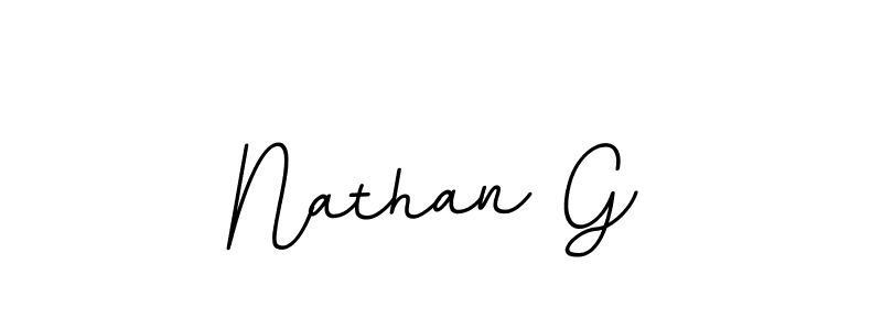 Nathan G stylish signature style. Best Handwritten Sign (BallpointsItalic-DORy9) for my name. Handwritten Signature Collection Ideas for my name Nathan G. Nathan G signature style 11 images and pictures png