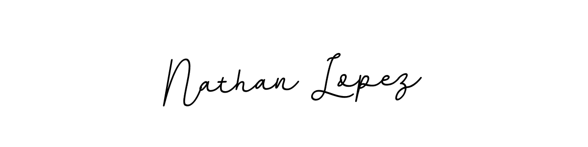 Design your own signature with our free online signature maker. With this signature software, you can create a handwritten (BallpointsItalic-DORy9) signature for name Nathan Lopez. Nathan Lopez signature style 11 images and pictures png