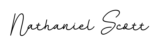 Download transparent PNG signature for name Nathaniel Scott styled with BallpointsItalic-DORy9 font. Ready to paste directly into PDF and Word agreements. Nathaniel Scott signature style 11 images and pictures png