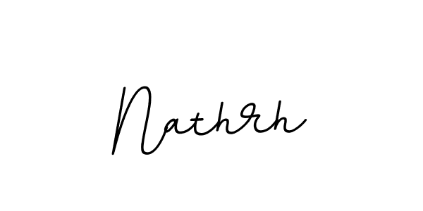 How to make Nathrh name signature. Use BallpointsItalic-DORy9 style for creating short signs online. This is the latest handwritten sign. Nathrh signature style 11 images and pictures png