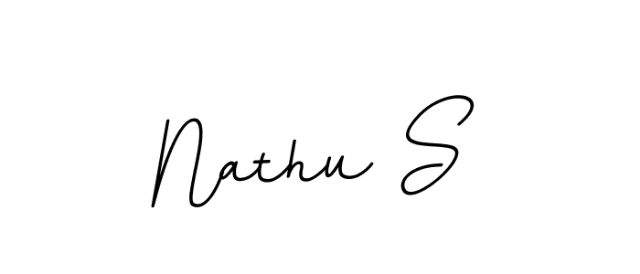 How to make Nathu S signature? BallpointsItalic-DORy9 is a professional autograph style. Create handwritten signature for Nathu S name. Nathu S signature style 11 images and pictures png