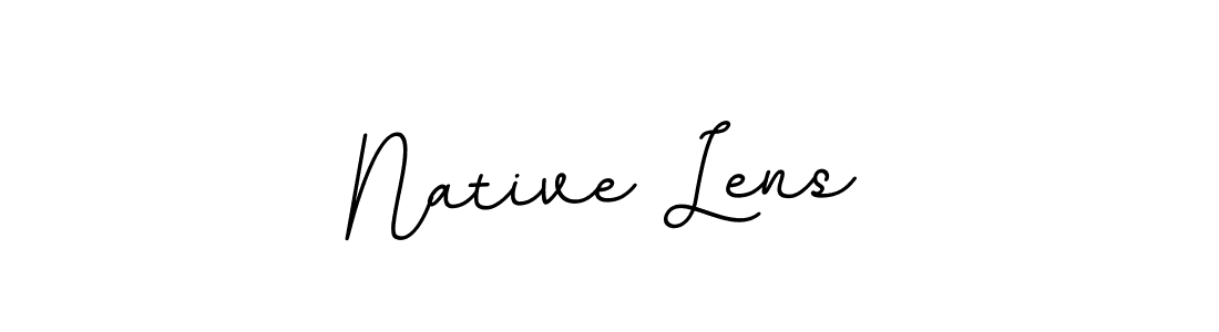 Create a beautiful signature design for name Native Lens. With this signature (BallpointsItalic-DORy9) fonts, you can make a handwritten signature for free. Native Lens signature style 11 images and pictures png