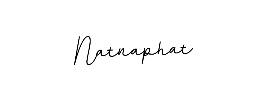 Make a beautiful signature design for name Natnaphat. With this signature (BallpointsItalic-DORy9) style, you can create a handwritten signature for free. Natnaphat signature style 11 images and pictures png
