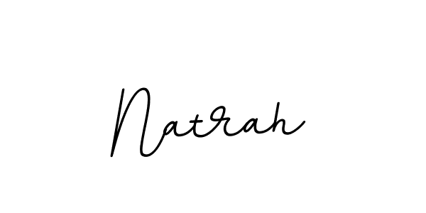 How to make Natrah name signature. Use BallpointsItalic-DORy9 style for creating short signs online. This is the latest handwritten sign. Natrah signature style 11 images and pictures png