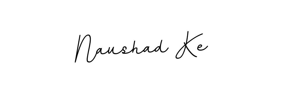 The best way (BallpointsItalic-DORy9) to make a short signature is to pick only two or three words in your name. The name Naushad Ke include a total of six letters. For converting this name. Naushad Ke signature style 11 images and pictures png