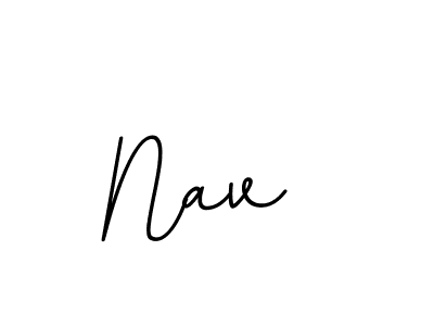 How to make Nav  name signature. Use BallpointsItalic-DORy9 style for creating short signs online. This is the latest handwritten sign. Nav  signature style 11 images and pictures png