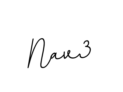 Use a signature maker to create a handwritten signature online. With this signature software, you can design (BallpointsItalic-DORy9) your own signature for name Nav3. Nav3 signature style 11 images and pictures png