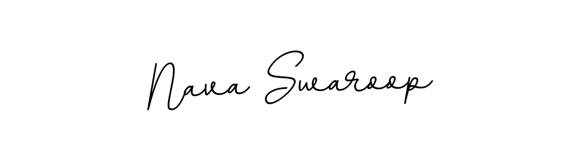 Similarly BallpointsItalic-DORy9 is the best handwritten signature design. Signature creator online .You can use it as an online autograph creator for name Nava Swaroop. Nava Swaroop signature style 11 images and pictures png