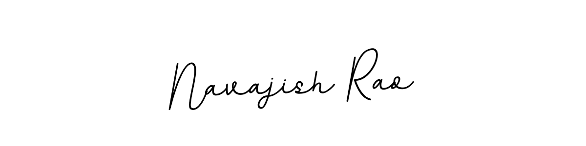 Design your own signature with our free online signature maker. With this signature software, you can create a handwritten (BallpointsItalic-DORy9) signature for name Navajish Rao. Navajish Rao signature style 11 images and pictures png