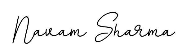 Download transparent PNG signature for name Navam Sharma styled with BallpointsItalic-DORy9 font. Ready to paste directly into PDF and Word agreements. Navam Sharma signature style 11 images and pictures png