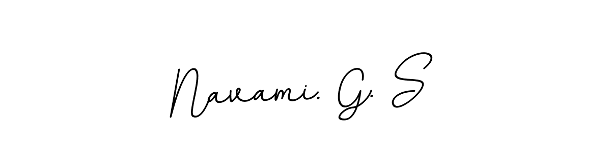 Make a beautiful signature design for name Navami. G. S. Use this online signature maker to create a handwritten signature for free. Navami. G. S signature style 11 images and pictures png