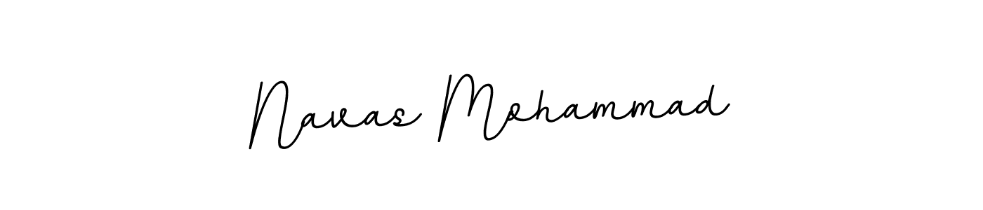 Use a signature maker to create a handwritten signature online. With this signature software, you can design (BallpointsItalic-DORy9) your own signature for name Navas Mohammad. Navas Mohammad signature style 11 images and pictures png