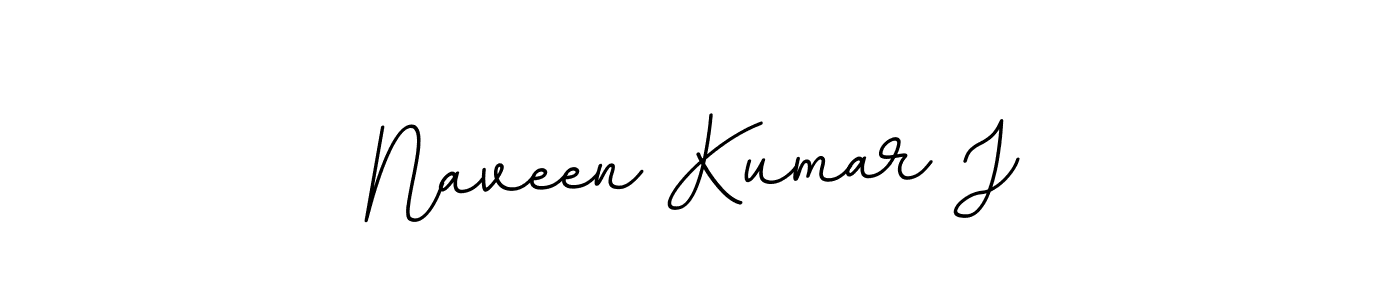 Design your own signature with our free online signature maker. With this signature software, you can create a handwritten (BallpointsItalic-DORy9) signature for name Naveen Kumar J. Naveen Kumar J signature style 11 images and pictures png