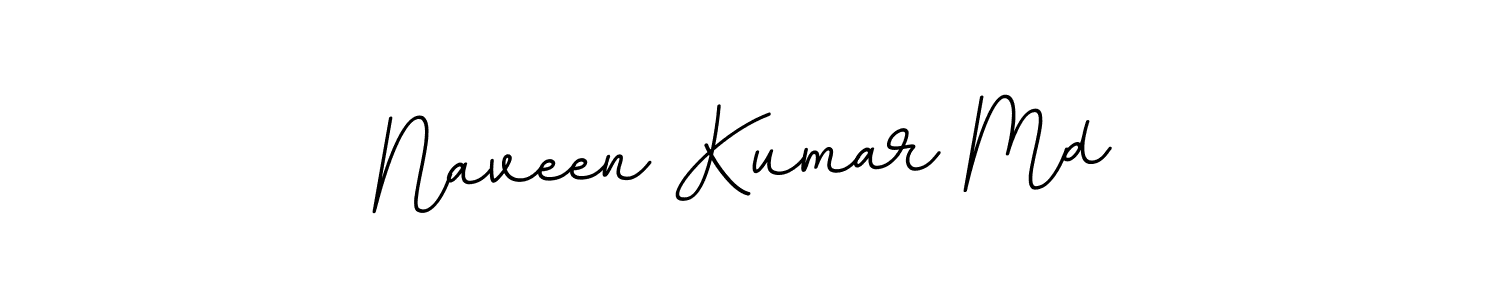 Use a signature maker to create a handwritten signature online. With this signature software, you can design (BallpointsItalic-DORy9) your own signature for name Naveen Kumar Md. Naveen Kumar Md signature style 11 images and pictures png