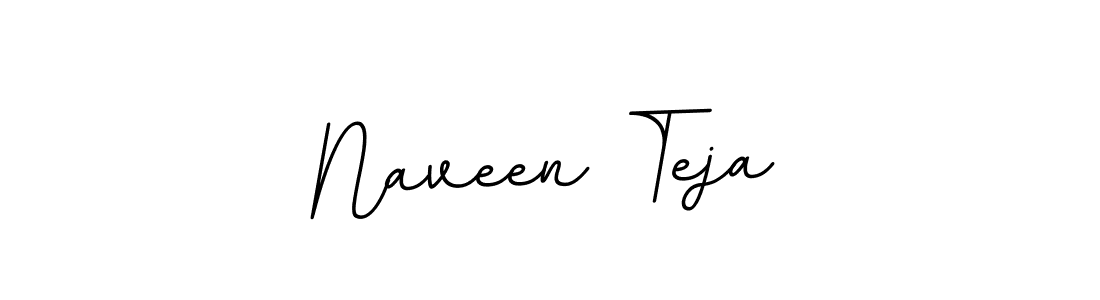 Use a signature maker to create a handwritten signature online. With this signature software, you can design (BallpointsItalic-DORy9) your own signature for name Naveen Teja. Naveen Teja signature style 11 images and pictures png