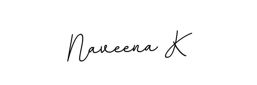 Use a signature maker to create a handwritten signature online. With this signature software, you can design (BallpointsItalic-DORy9) your own signature for name Naveena K. Naveena K signature style 11 images and pictures png
