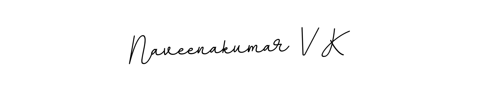 This is the best signature style for the Naveenakumar V K name. Also you like these signature font (BallpointsItalic-DORy9). Mix name signature. Naveenakumar V K signature style 11 images and pictures png