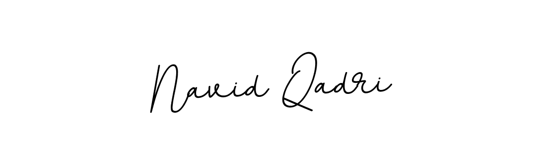 Make a beautiful signature design for name Navid Qadri. With this signature (BallpointsItalic-DORy9) style, you can create a handwritten signature for free. Navid Qadri signature style 11 images and pictures png
