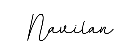 A dynamic signature style for Navilan using BallpointsItalic-DORy9 script. Designed to look authentic, handwritten, and professional. Navilan signature style 11 images and pictures png