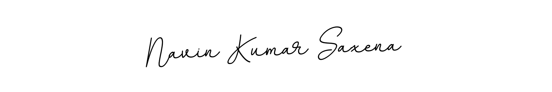 Use a signature maker to create a handwritten signature online. With this signature software, you can design (BallpointsItalic-DORy9) your own signature for name Navin Kumar Saxena. Navin Kumar Saxena signature style 11 images and pictures png