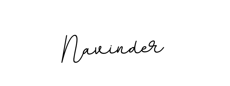How to make Navinder name signature. Use BallpointsItalic-DORy9 style for creating short signs online. This is the latest handwritten sign. Navinder signature style 11 images and pictures png