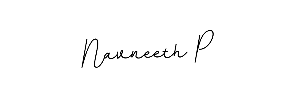 Design your own signature with our free online signature maker. With this signature software, you can create a handwritten (BallpointsItalic-DORy9) signature for name Navneeth P. Navneeth P signature style 11 images and pictures png