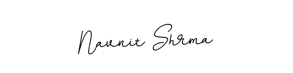 Make a beautiful signature design for name Navnit Shrma. With this signature (BallpointsItalic-DORy9) style, you can create a handwritten signature for free. Navnit Shrma signature style 11 images and pictures png