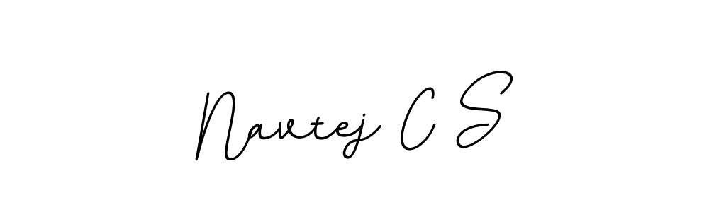 Make a beautiful signature design for name Navtej C S. With this signature (BallpointsItalic-DORy9) style, you can create a handwritten signature for free. Navtej C S signature style 11 images and pictures png