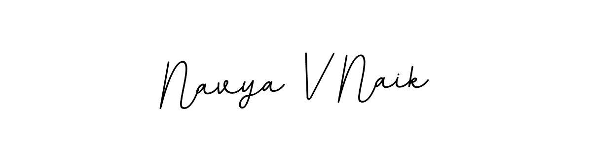 The best way (BallpointsItalic-DORy9) to make a short signature is to pick only two or three words in your name. The name Navya V Naik include a total of six letters. For converting this name. Navya V Naik signature style 11 images and pictures png