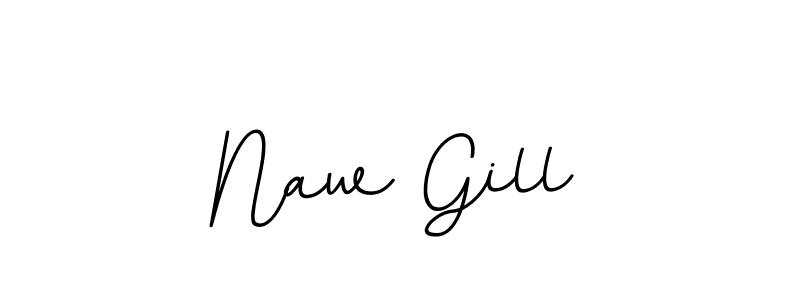 Naw Gill stylish signature style. Best Handwritten Sign (BallpointsItalic-DORy9) for my name. Handwritten Signature Collection Ideas for my name Naw Gill. Naw Gill signature style 11 images and pictures png