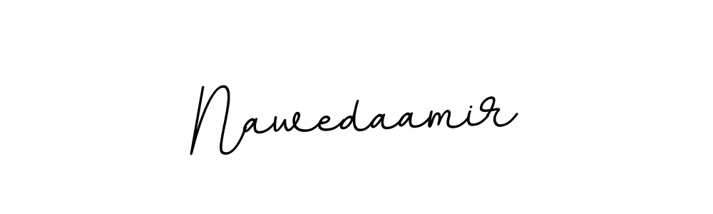 BallpointsItalic-DORy9 is a professional signature style that is perfect for those who want to add a touch of class to their signature. It is also a great choice for those who want to make their signature more unique. Get Nawedaamir name to fancy signature for free. Nawedaamir signature style 11 images and pictures png