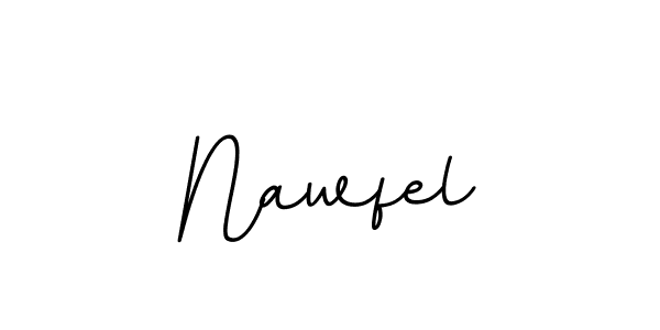 Design your own signature with our free online signature maker. With this signature software, you can create a handwritten (BallpointsItalic-DORy9) signature for name Nawfel. Nawfel signature style 11 images and pictures png