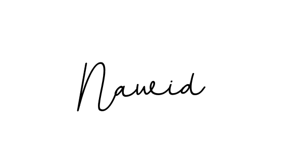BallpointsItalic-DORy9 is a professional signature style that is perfect for those who want to add a touch of class to their signature. It is also a great choice for those who want to make their signature more unique. Get Nawid  name to fancy signature for free. Nawid  signature style 11 images and pictures png
