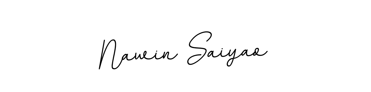 Also You can easily find your signature by using the search form. We will create Nawin Saiyao name handwritten signature images for you free of cost using BallpointsItalic-DORy9 sign style. Nawin Saiyao signature style 11 images and pictures png